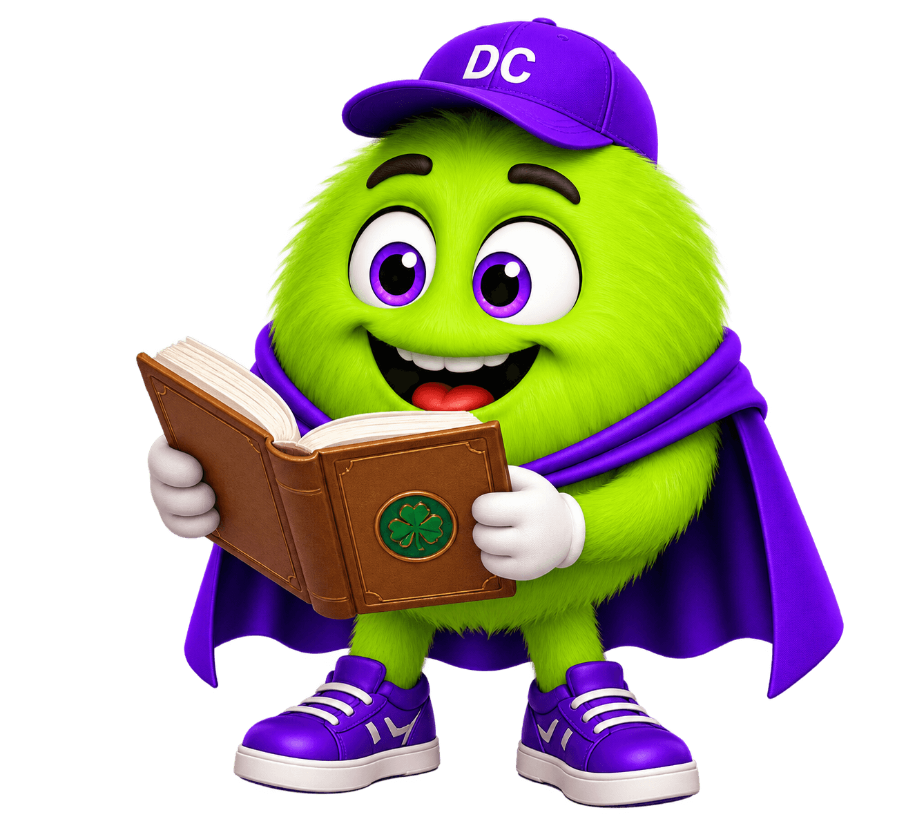 Don Cabeza leyendo el libro de las efemérides