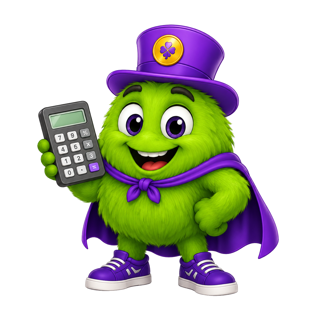 Don Cabeza con calculadora
